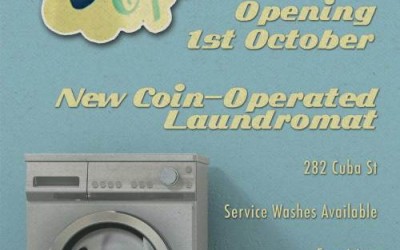 Business Flyers – Soap Opera Wellington – The Washing Machine is the Star