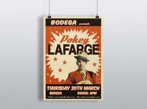 Poster Design for American Artist Pokey LaFarge