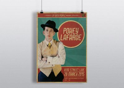 Poster Design for Pokey LaFarge New Zealand Tour 2015
