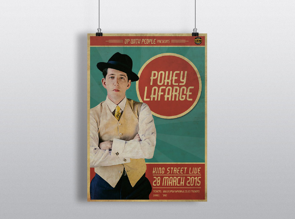 Pokey LaFarge Poster Design, USA