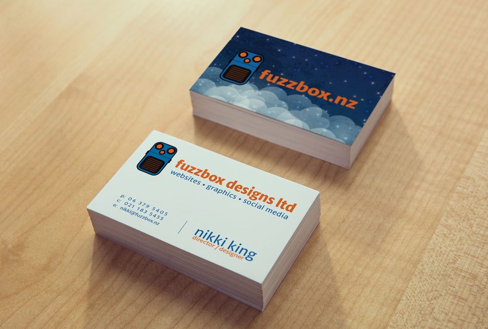 Fuzzbox Designs Business Card Design