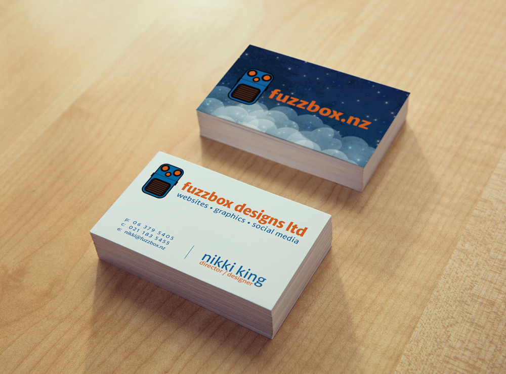 Fuzzbox Designs Business Card Designs