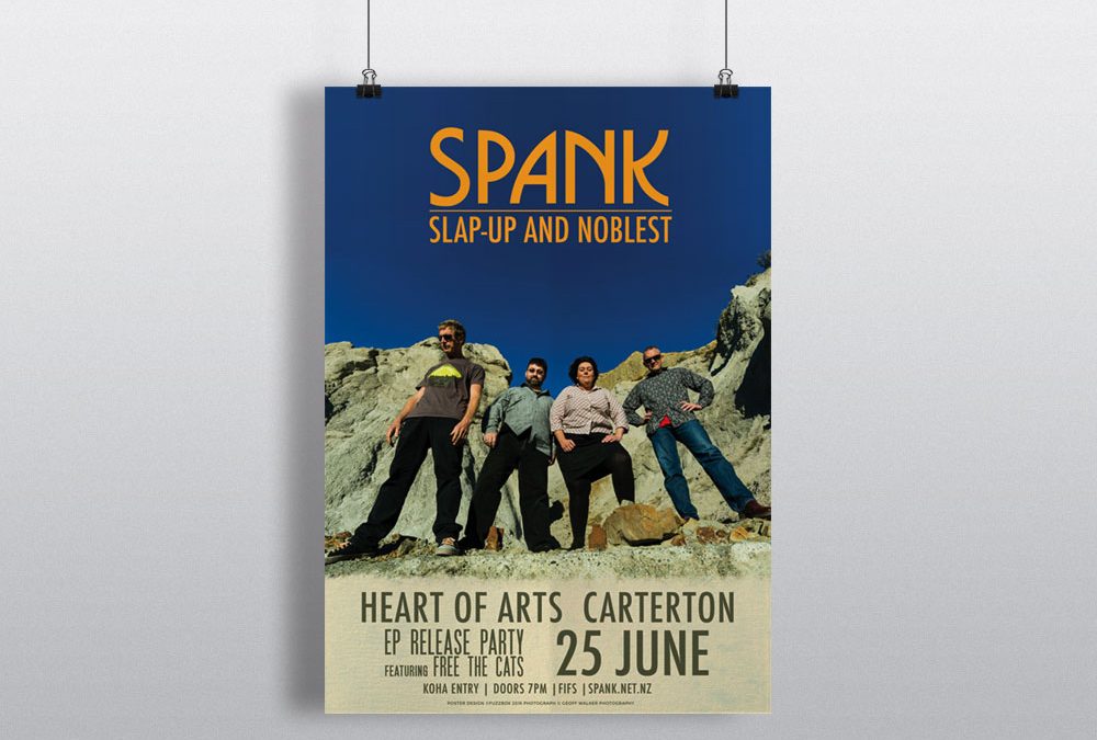 Poster Design – Spank Album Release Party