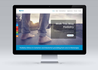A Website for Walk This Way Podiatry, Masterton,